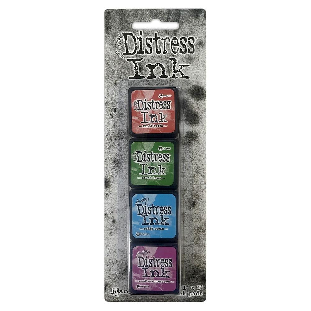 Tim Holtz Distress Mini Ink Pads 4/Pkg - Kit 8